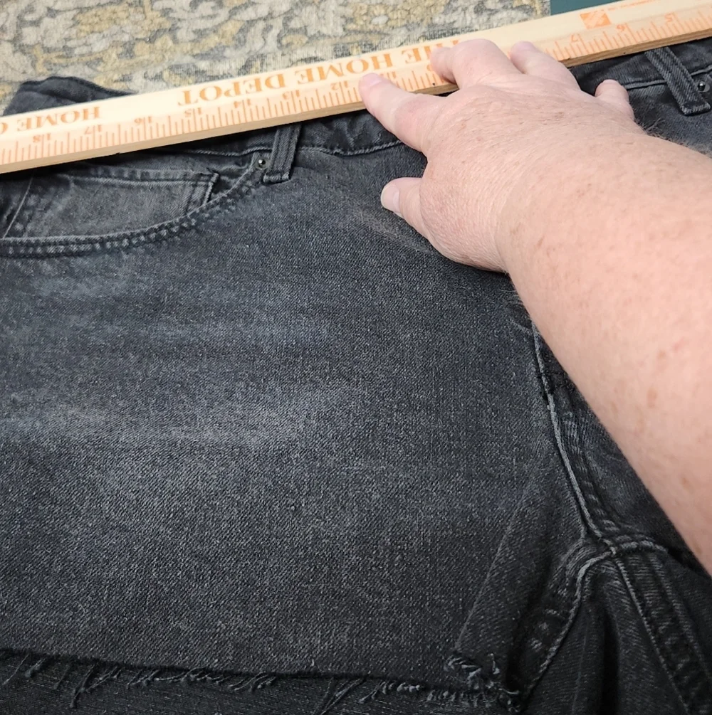 Women's Low-Rise Baggy Jean Shorts - Wild Fable Black Wash 16/2.5
